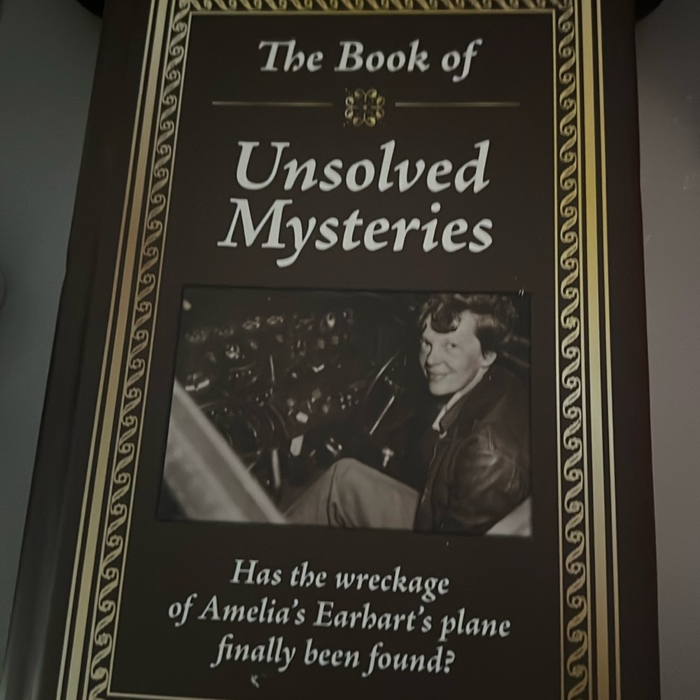 I am selling a mystery book the book of unsolved mysteries